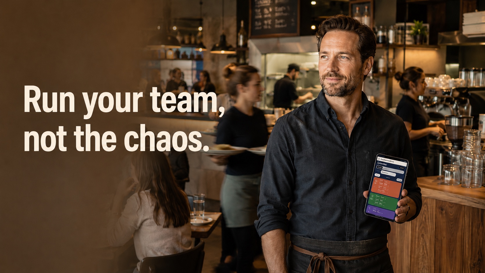 Run your team, not the chaos — AcznTeams workforce app for restaurants, retail, and shift-based teams